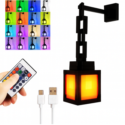 Lampara Minecraft Decoración